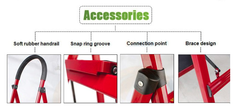 Household steps steel ladder Household steps steel ladder