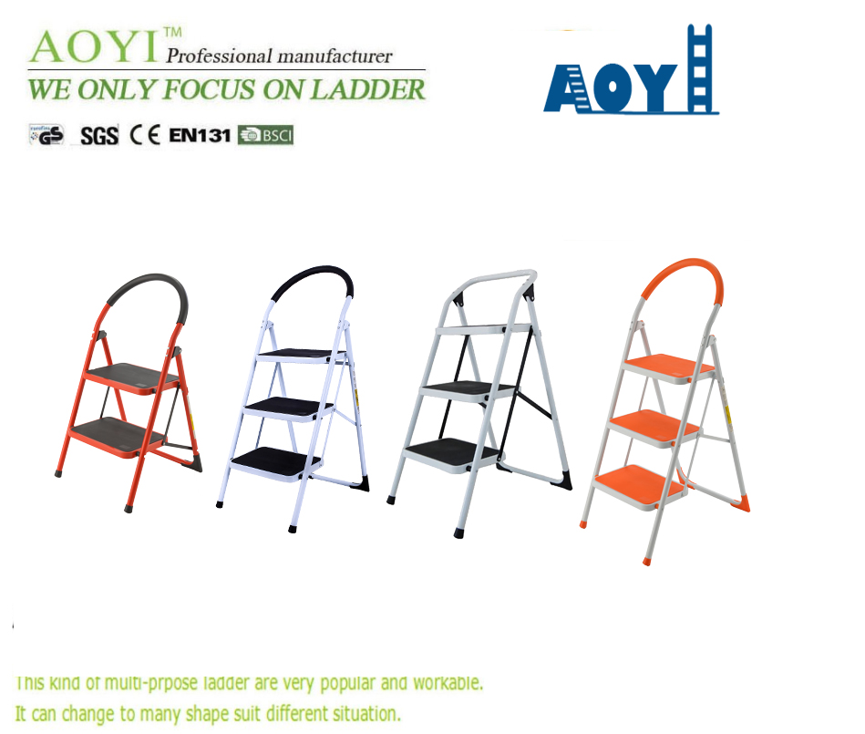 Household steps steel ladder Household steps steel ladder