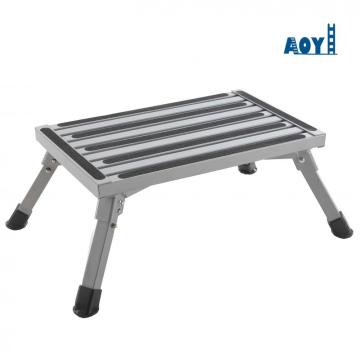 Aluminum work platform stool